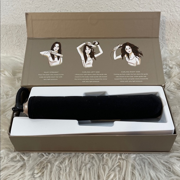 TYME Iron Pro 2-in-1 Hair Curler & Straightener Rose Gold - Picture 3 of 9